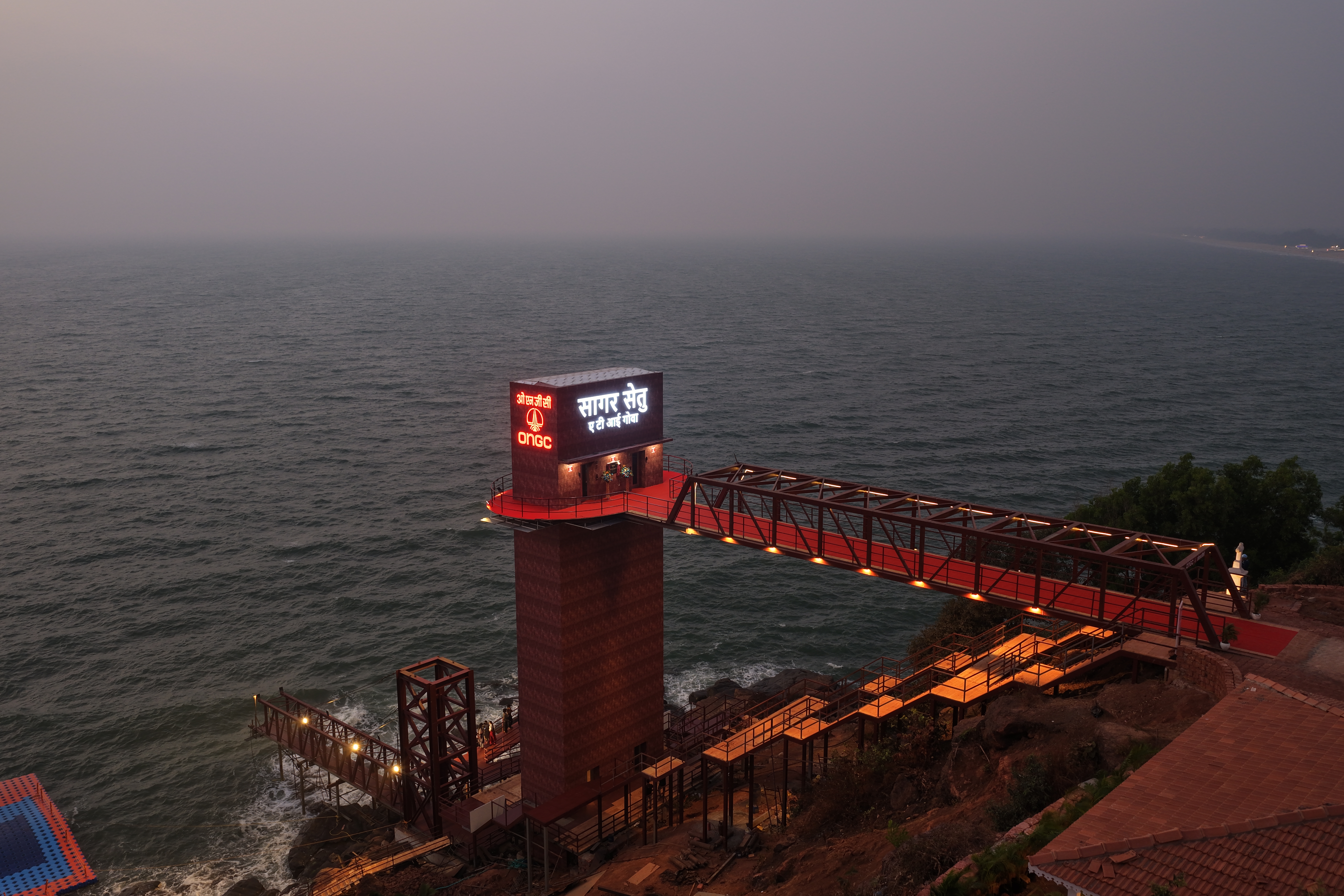 Resort drone shoot preview Goa luxury property