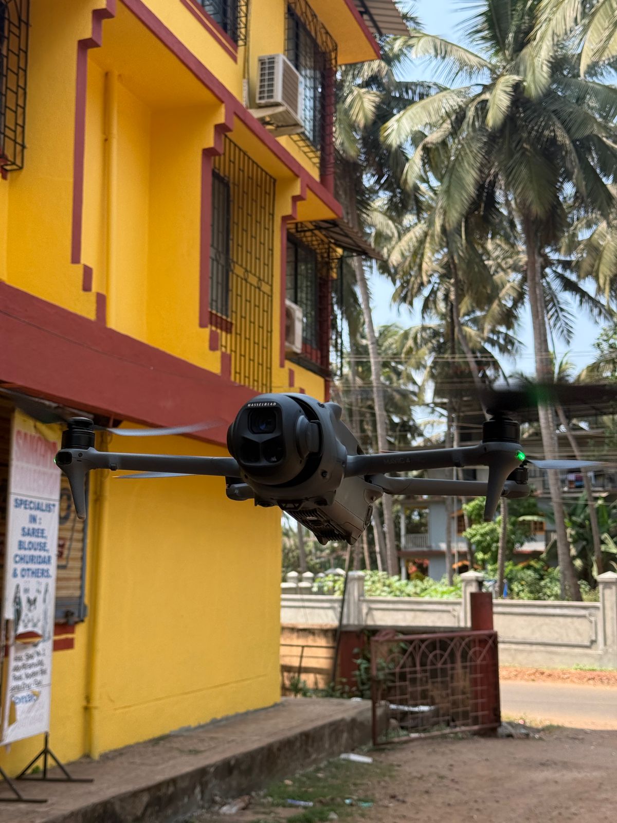 Luxury villa drone frame