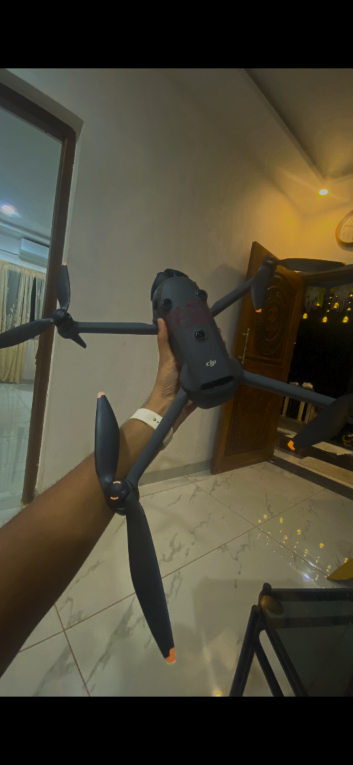 Professional drone fleet camera setup